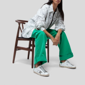 Alternative view of Giày Golden Goose Super Star White Green GWF00102-F002180-10802