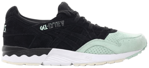 Giày Asics Gel Lyte 5 Black Mint H737L 9090