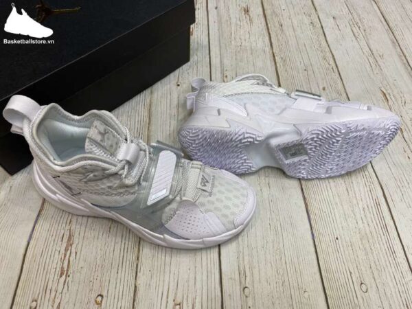 Giày Nike Jordan Why Not Zer0.3 GS 'Triple White' CD5804-103 - Hình ảnh 2