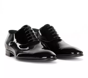 Alternative view of Giày Hugo Boss Patent With Grosgrain Piping 'Black' 50370447