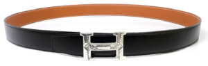 Thắt Lưng Hermes Touareg 'Black' 073967CAAA
