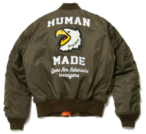Ao Human Made MA-1 'Olive Drab' HM24JK014