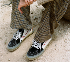 Alternative view of Giày Vans Palm Angels x Sk8-Mid VLT LX 'Black' VN0A7TNH78C