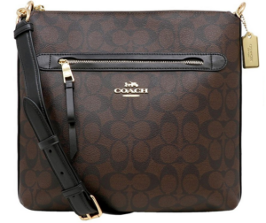 Túi Coach May Dark Brown Color File Cross Bag F77885 IMAA8