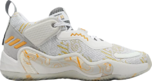 Giay Adidas D.O.N. Issue 3 Three Kingdoms 'White Yellow' HQ4502