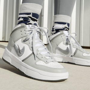 Alternative view of Giày Nike Dunk High Up 'Light Smoky Gray' DH3718-106