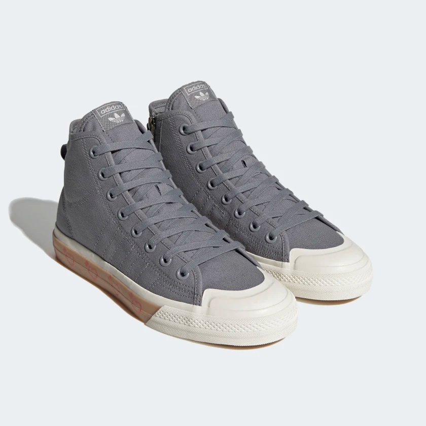 Giày Adidas Human Made x Nizza High 'Grey' FY5187 - Ảnh 4