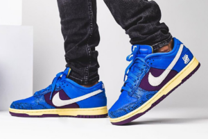 Giay Nike Dunk Low Undefeated 5 On It Dunk Vs AF1 'Blue' DH6508-400