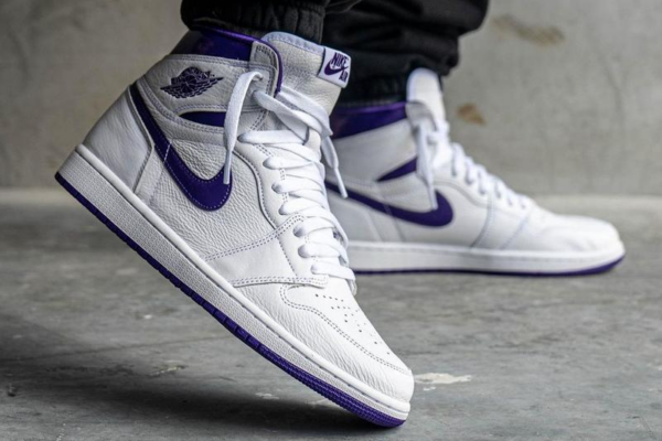 Giày Nike Wmns Air Jordan 1 High OG 'Court Purple' CD0461-151 - Hình ảnh 4