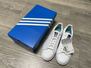 Giay Adidas Stan Smith 'White Rainbow' FX3517