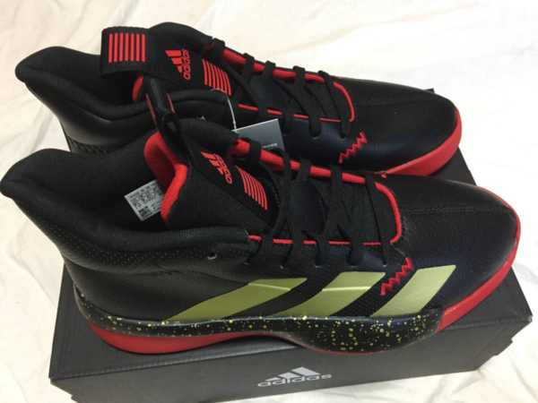Giày Adidas Pro Next 2019 'Black Red Gold' EG2799 - Ảnh 3