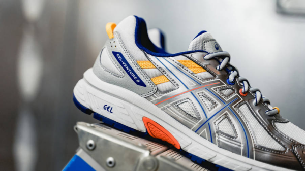 Giày Asics IAB Studio x Gel Venture 6 Silver Blue 1023A068 021 - Hình ảnh 5