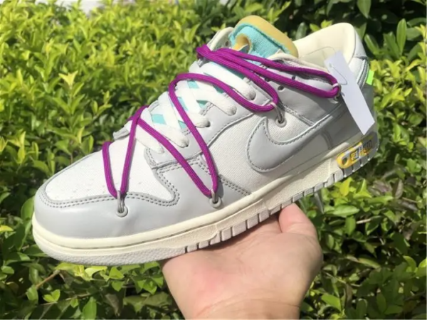 Giày Nike Off-White x Dunk Low 'Lot 21 Of 50' DM1602-100 - Hình ảnh 2