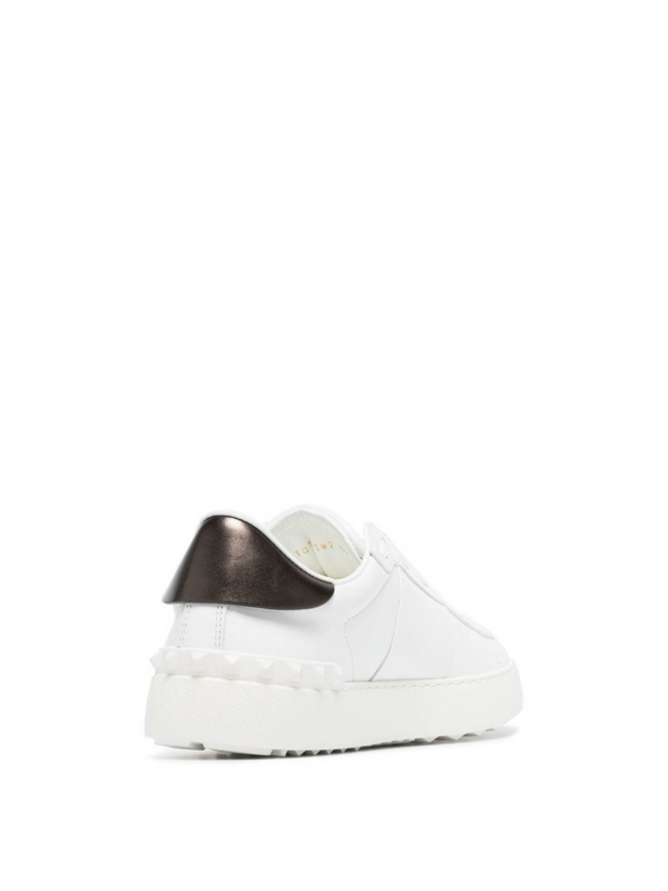 Giày Valentino Gavarani Women's White Leather Sneakers UW2S0781PSTA01 - Hình ảnh 3