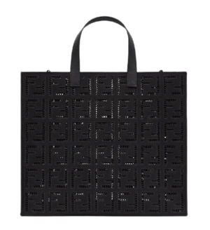 Túi Fendi Shopper Canvas Bag 'Black' 7VA390-AFC1-F0GXN