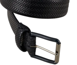 Alternative view of Thắt Lưng Giorgio Armani Leather Belt With Lizard Print 'Navy Blue'