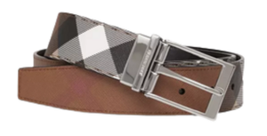 Thắt Lưng Burberry Reversible Check and Leather Belt 'Dark Birch Brown' p80527931