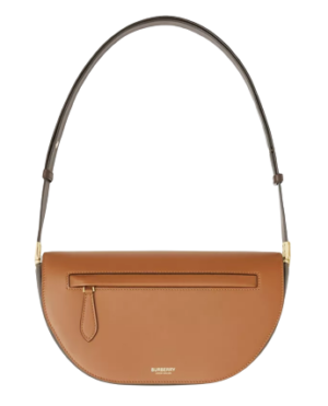 Túi Burberry Small Two-tone Leather Olympia Bag 'Warm Tan'