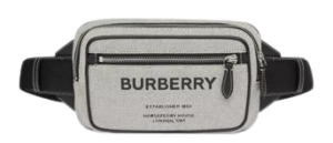 Túi Burberry Horseferry Print Cotton Canvas Bum Bag 'Black' p80389021
