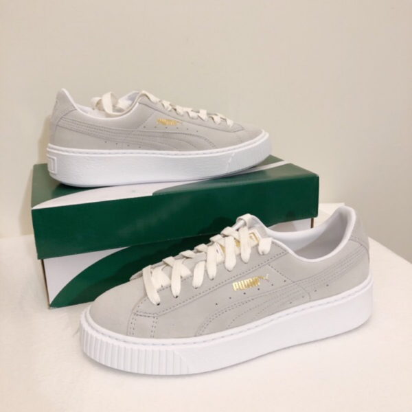 Giày Puma Wmns Puma Suede Platform White Gold 362223-08 - Hình ảnh 5