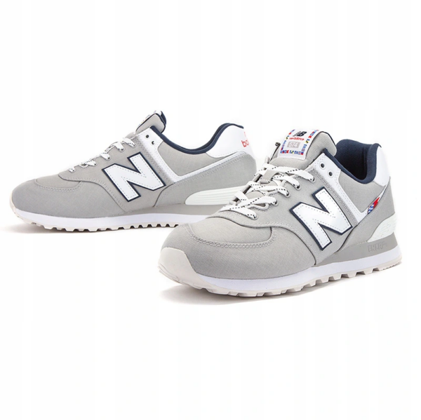 Giày New Balance 574 Linen Fog White ML574SOO - Hình ảnh 4