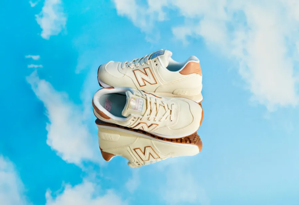 Giày New Balance Wmns 574 Trainer 'Beige' WL574SCB - Hình ảnh 6