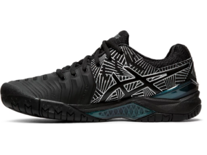 Alternative view of Giày Tennis Asics Wmns Gel Resolution 7 LE 'Black Silver' 1042A092-001