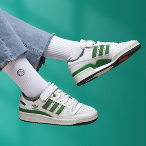 Alternative view of Giày Adidas Forum 84 Low 'White Crew Green' FY8683