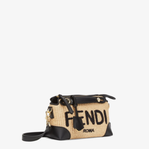 Alternative view of Túi Fendi Woven Straw Small Boston Bag 8BL145AF2X-F1E1I