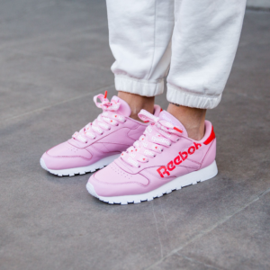 Alternative view of Giày Reebok Wmns Classic Leather 'Charming Pink' DV3831