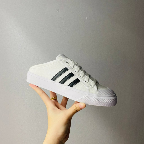 Giày Adidas Collapsible Nizza Low 'White Black' H67375 - Hình ảnh 5