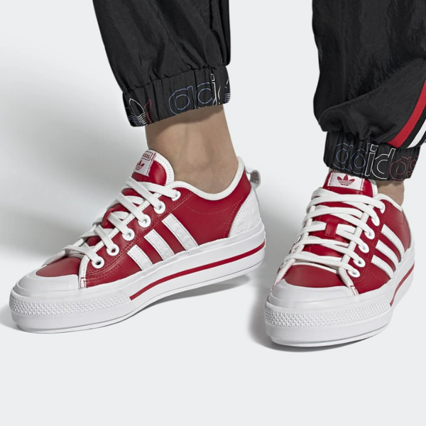 Giày Adidas Wmns Nizza RF Platform 'Heart Embossed Scarlet' FZ1841 - Hình ảnh 5