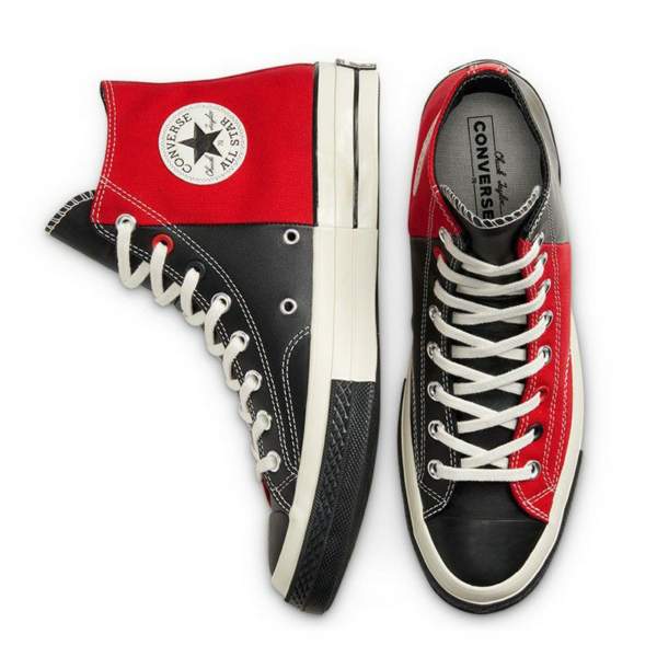 Giày Converse Chuck 70 High Top Rivals University 'Red Black' 168624C - Hình ảnh 5