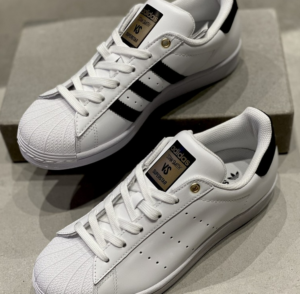 Giay Adidas Stan Smith 'White Gold Metallic' FX7577