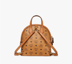 Alternative view of Túi MCM 25cm 9.8" Anna Backpack In Visetos Cognac MWKBSNN01CO001