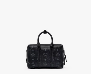 Alternative view of Túi MCM Small EW Soft Berlin Crossbody In Visetos Black MMRBSBF03BK001