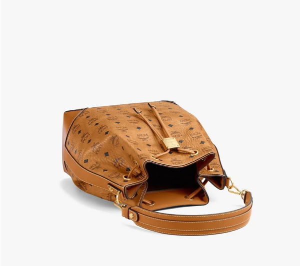 Túi MCM Soft Berlin Drawstring Bag Cognac MWDAABF01CO001 - Ảnh 3