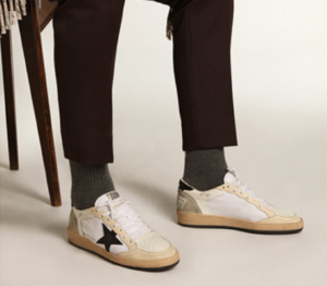 Alternative view of Giày Golden Goose Ball Star 'White Black' GMF00327-F003426-11199