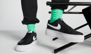 Giay Nike Wmns Court Vision Alta 'Black White' DM0113-002