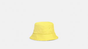 Mu Coach Reversible Signature Nylon Bucket 'Yellow' C9715