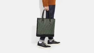 Tui Coach Graham Structured Coach Monogram Print 'Amazon Green' CE749-QBRFT