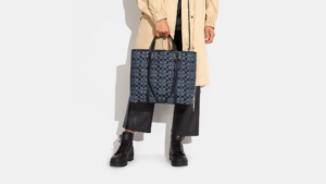 Tui Coach Hudson Double Handle Tote 'Denim' CH827-B4-FDE