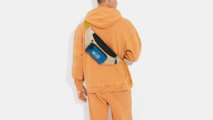 Tui Coach Track Belt Colorblock Signature 'Light Khaki' CH587-QBVFG