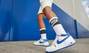 Giay Nike Air Force 1 LV8 GS White Game Royal DO3809-100