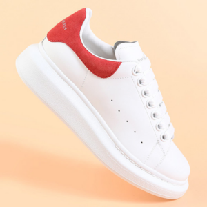 Alternative view of Giày Alexander McQueen Wmns Oversized Sneaker 'Lush Red' 553770-WHGP7-9676
