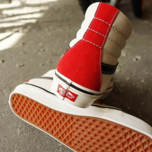 Giay Vans Sk8-Hi 38 DX 'Anaheim Factory White Red' VN0A38GF4UK