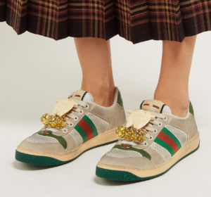 Alternative view of Giày Gucci Wmns Screener 'Off-White' 571961-0YI20-9582