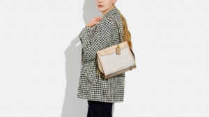 Tui Coach Rogue 25 In Signature Textile Jacquard 'Beige' CA302-B4UDL