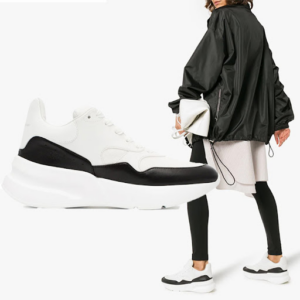 Alternative view of Giày Alexander McQueen Women’s Oversized Runner 533710-WHT99-9034