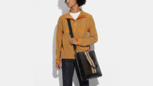 Tui Coach Graham Structured Signature Varsity Stripe 'Gunmetal' 6707-QBMAA